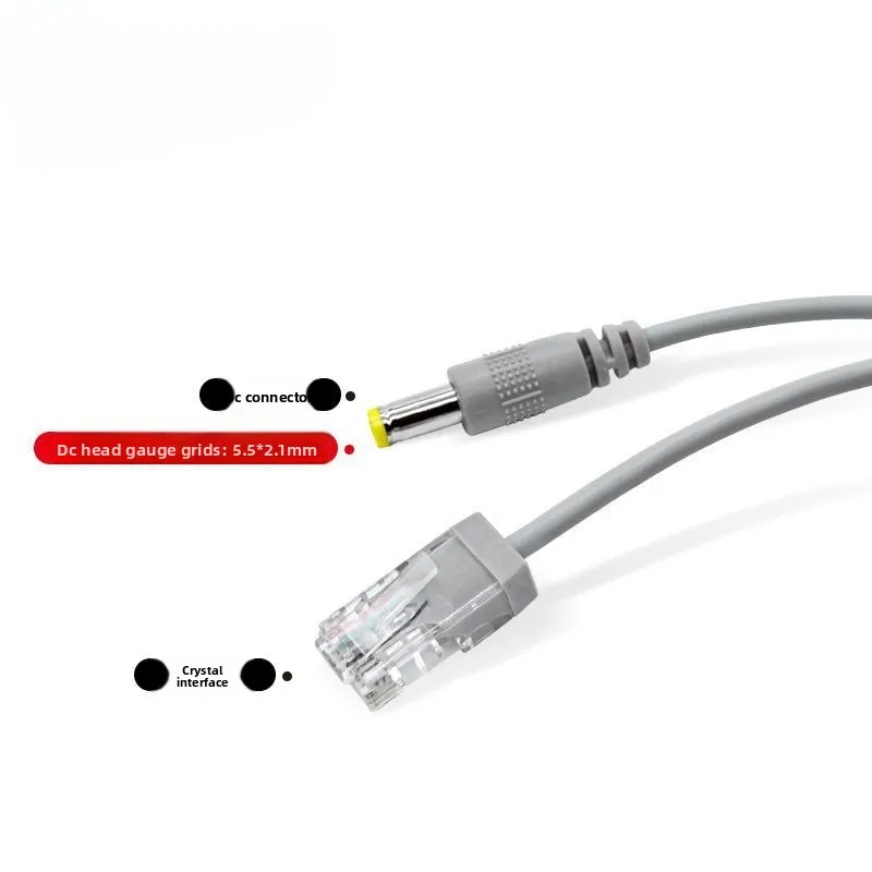 POE Splitter 48V naar 12V Waterdichte Video & Power Adapter Kabel Supply Module Injector Extender voor Camera Splitter netwerk