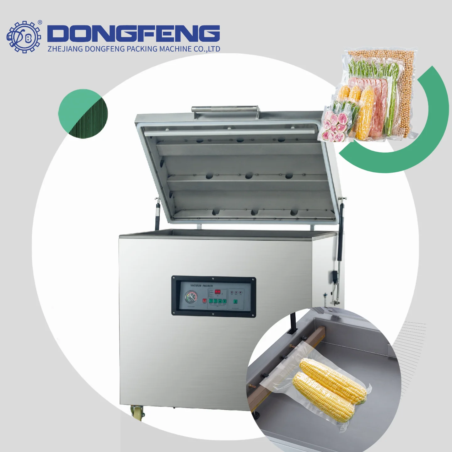 

800mm Big Size Vacuum Sealing Machine Stainless Steel for Environmental protection Hygiene Mute Efficient Stable Packing Machine