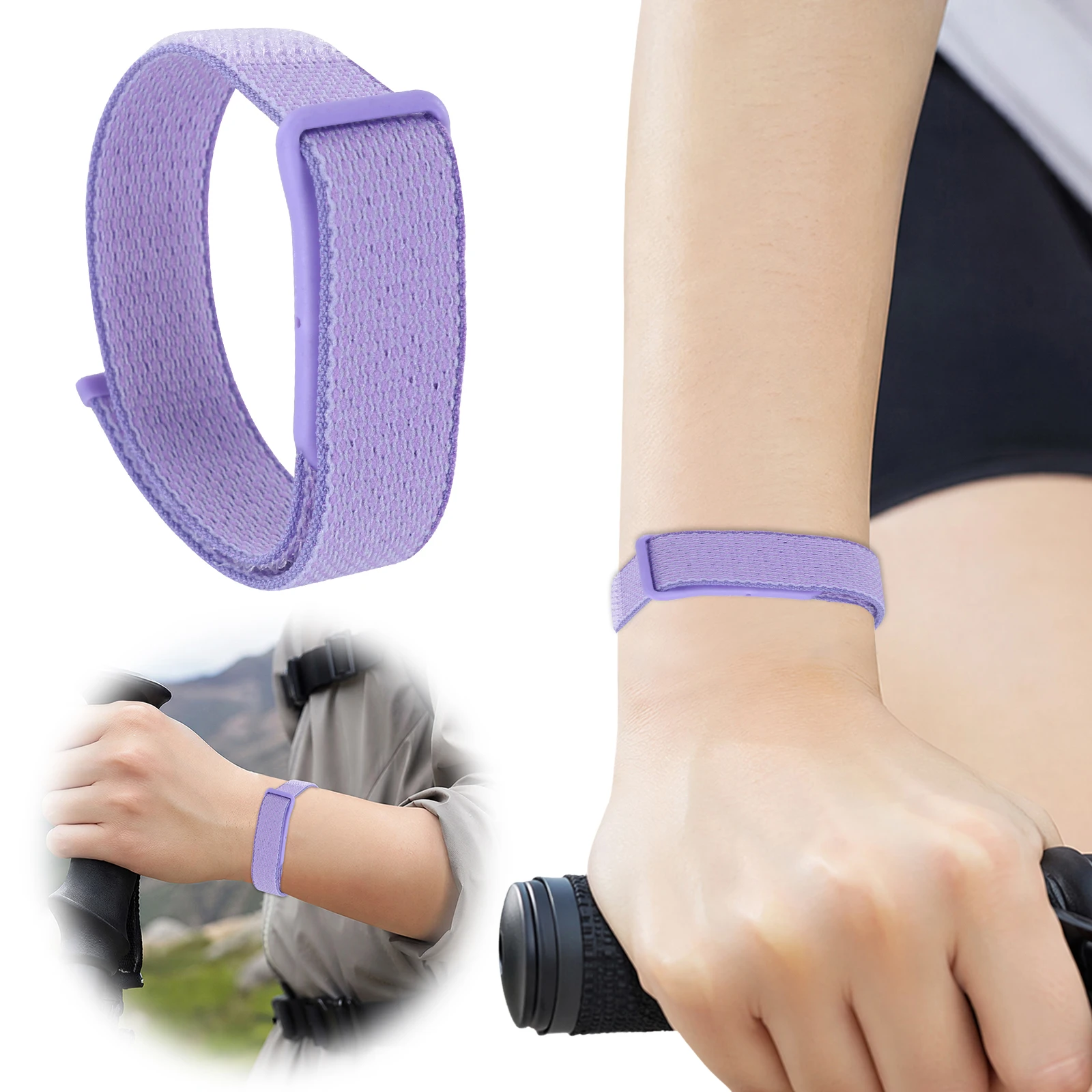 Portable Wristband For Google Fitbit Air Nylon Sports Watch Band Buckle Loop Wrist Strap Watchband Smart Watches Accessories