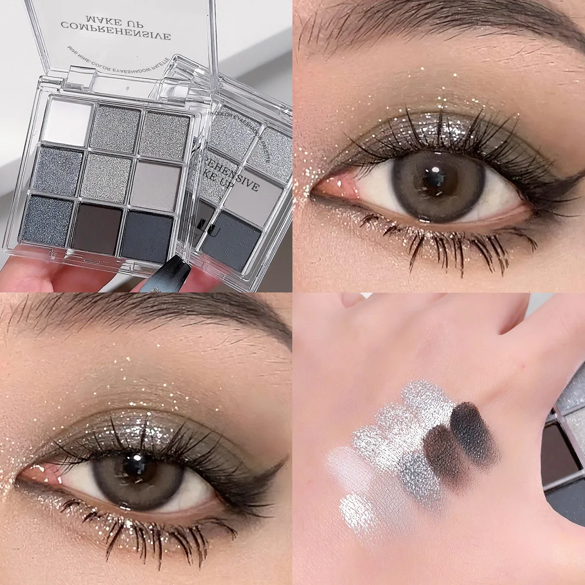 Glitter Oogschaduw Pallet Goedkope Vrouwelijke Cosmetica Professionele Oogschaduw Nieuwe Schoonheid Langdurige Koreaanse Charmante Ogen Make-Up