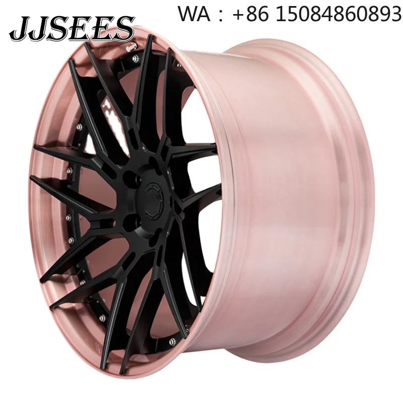High Performance 2-Piece Forged Alloy Rims 18-22 Inch Multi PCD Auto Parts Universal Racing Car Custom Wheel