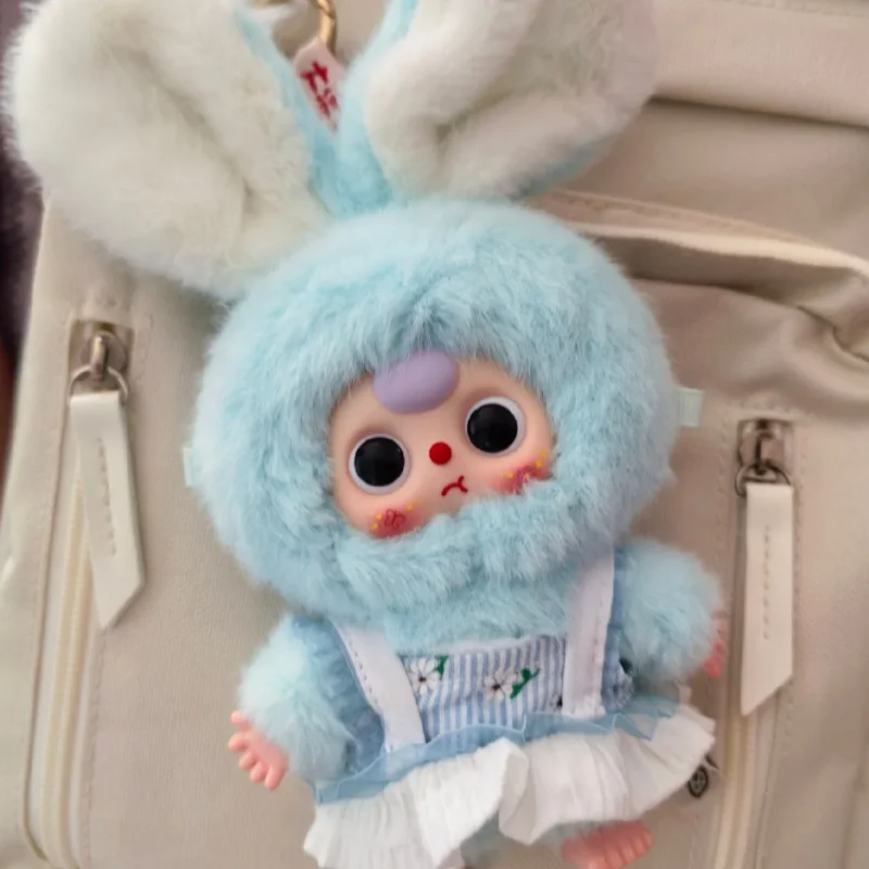 طفل ثلاثة أرنب صغير سلسلة صغيرة غامضة أفخم العصرية صندوق أعمى Kawaii فتاة على ظهره قلادة لطيف ديكور هدايا رائعة