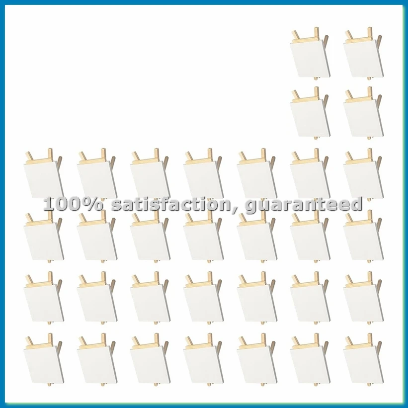 Mini Canvases with Easel Sets 32 Pack, Small Painting Canvas with Mini Easel 4 X 4 Inch Art Canvases Painting Kit-ABYS