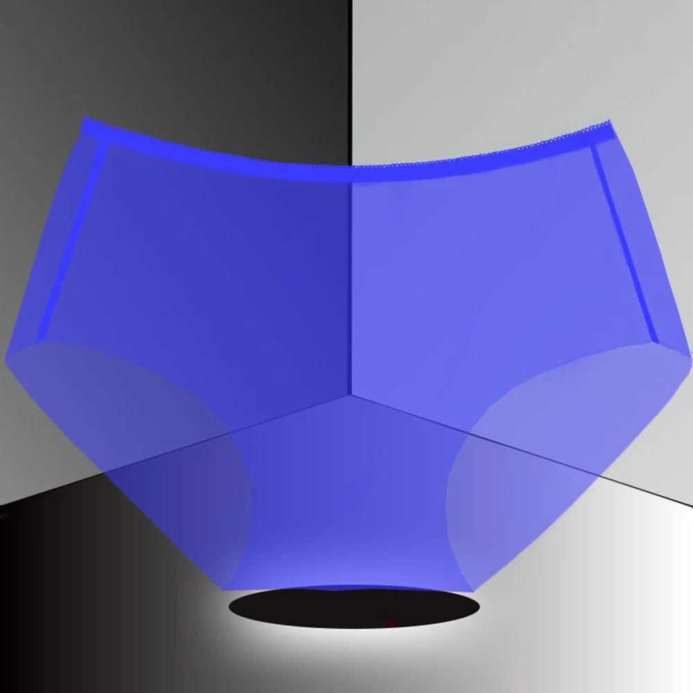 3 قطعة جديد شفاف مثير النساء سراويل عالية الجودة سلس ملخصات السيدات بلون رقيقة جدا المثيرة السروال #3