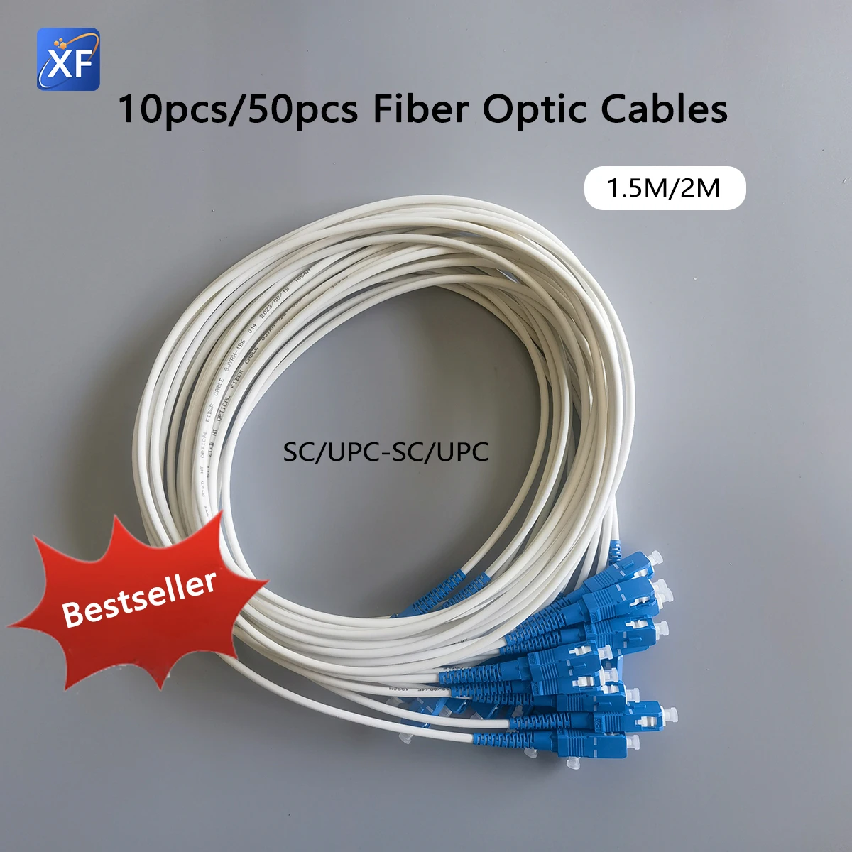 

10pcs/50pcs SC/UPC To SC/UPC Simplex Fiber Patch Cable 1.5M/2M Bend Insensitive FTTR/FTTH Indoor Optical Patch Cord Discount