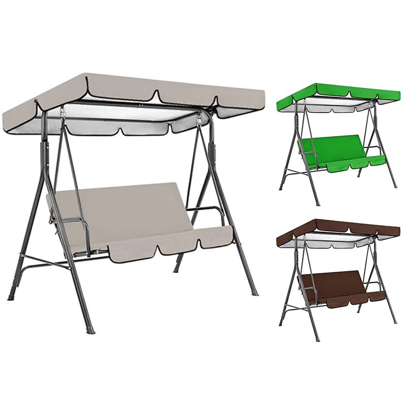 

New-Patio Swing Seat Cover+Top Cover Waterproof Camp Hammock Chair Set Canopy Cover For Home Yard Relaxation Ornaments