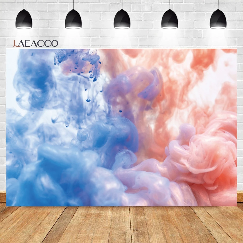 Laeacco Colorful Paint Splash Backdrop Abstract Art Effect Painting Powder Dust Spray Kid Adults Portrait Photography Background