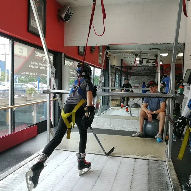 Afbeelding 7: Instelbare snelheden ijshockey loopband professionele loopmachine ijsloopband