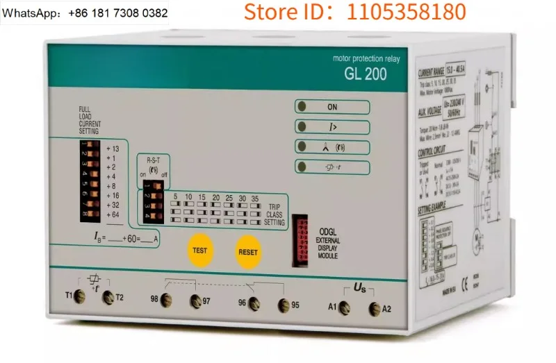 Generator Protection Control Relay GL200 11362 115V Overload Overcurrent Protection For Power Generator