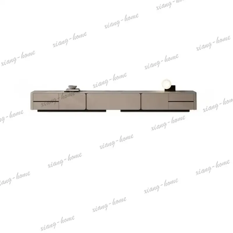 YJ Classic Simple Tv Cabinet Italian Minimalist Long Unique Tv Stands Living Room Luxury Floor Mueble Para Tele Furniture Home