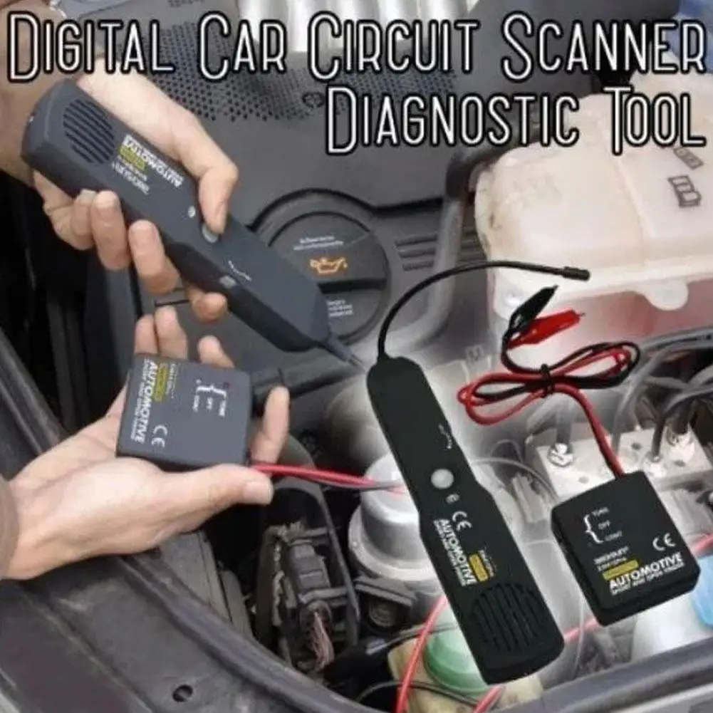 

Car Circuit Scanner Digital Diagnostic Tool Automotive Ship Tracker Short Wire Finder Truck Open Tester Tractor Cable And S T5B1