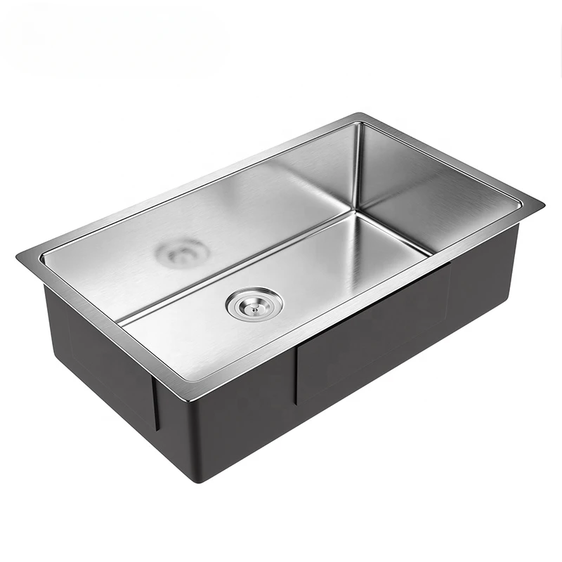 Cupc 304 Kitchen Sinks single Bowl Stainless Steel Undermount Sink North America Standard Size Rectangular Exterior Y39001