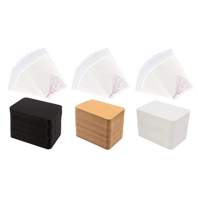 

Keychain Cardboard with Self Sealing Bags Keychain Holder Keyring Cardstock Holder Self Wrapper Bag Keychain Display Bag