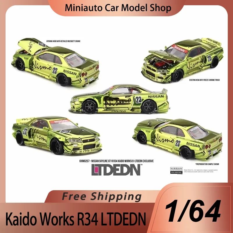 1:64 Kaido House Minigt 2026 Hec Nissan Skyline Gt-R Ltdedn R34