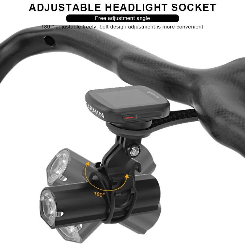 Bike Computer Holder Carbon Fiber Bracket Rad Bicycle Stopwatch Speedometer Mount Holder For Garmin Gopro Bryton Light Stand