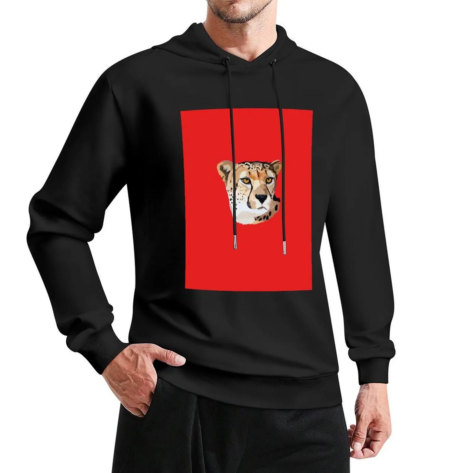 C is for Cheetah Pullover Hoodie autumn new products men wear clothes for men men's autumn clothes hoodie man