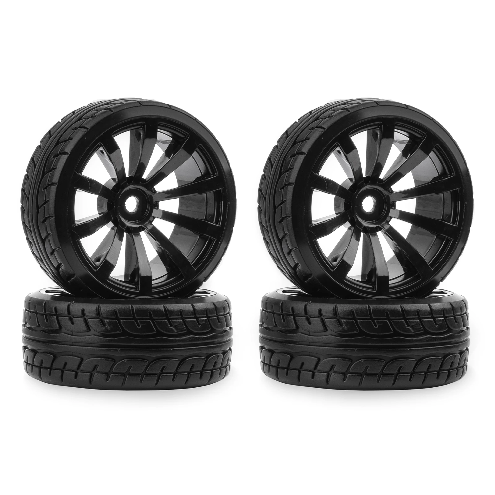 1/10 RC الانجراف على الطريق عجلات الإطارات الصلبة نمط ل 1/10 Traxxas D4 HSP HPI ساكورا TT01 Tamiya الانجراف RC سيارة الانجراف الإطارات الصلبة