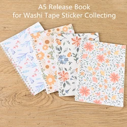 A5 Sticker Collecting Book DIY Washi Tape Storage Release Book Stationery Sticker Collection Girls Dairy Sticker Storage Book