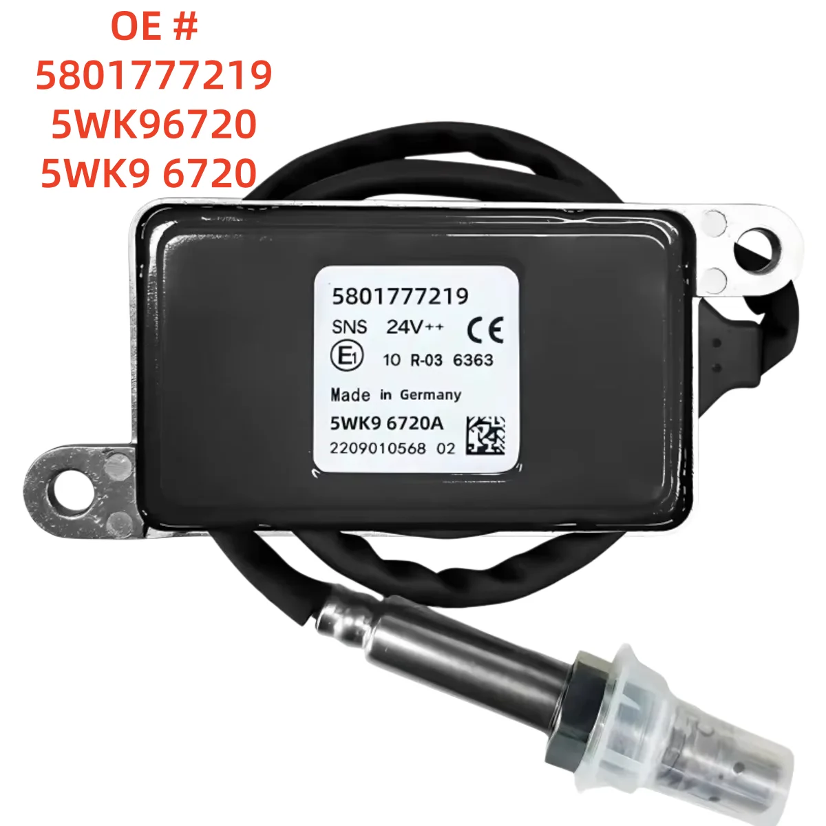 

High quality Brand New 5801777219 5WK96720 5WK9 6720 NOx Sensor Nitrogen Oxide NOx Sensor For IVECO