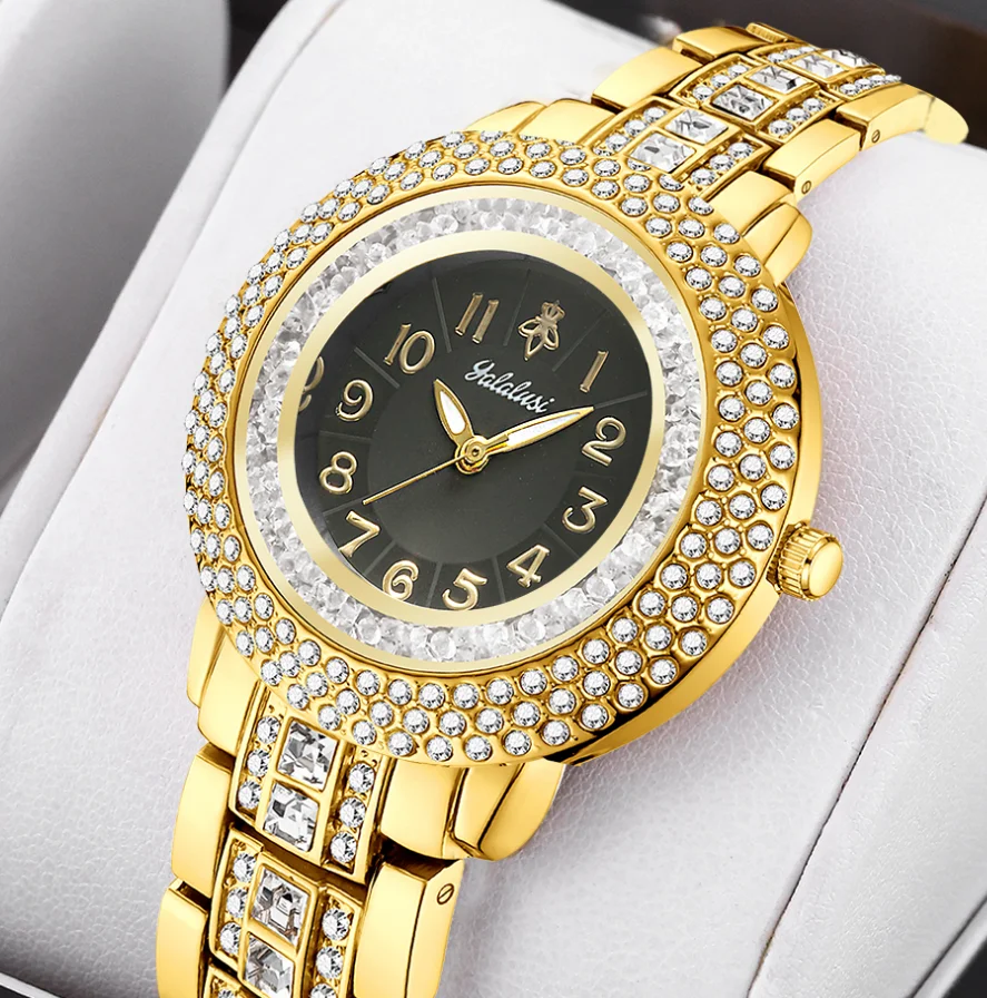 

Yalalusi Brand 1 Luxury-Style New Quartz Watch Minimalist Arabic Numerals Perfect Holiday Gift for Friends