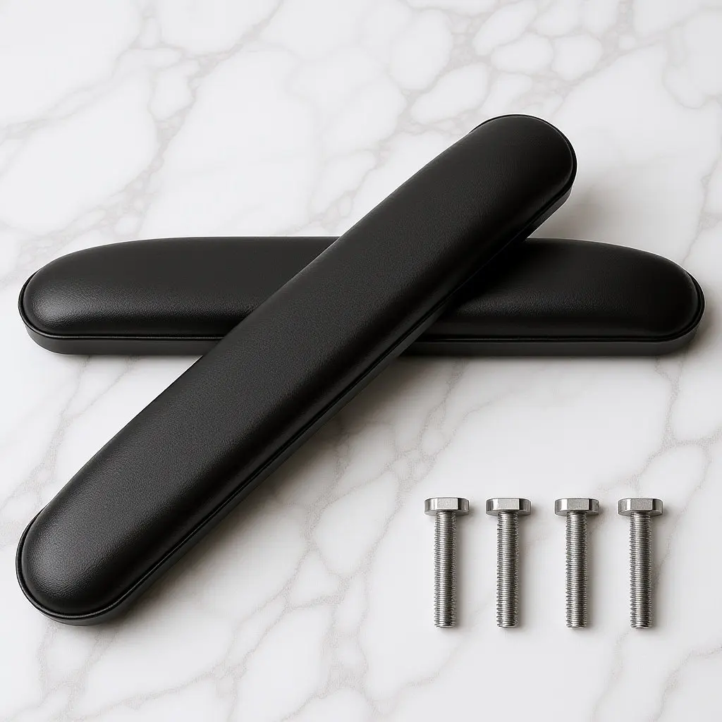 1 Pair Armrest Office Chair Arm Pads Protective Cushions for Gaming Wheelchair Adjustable Comfortable Support Relaxation