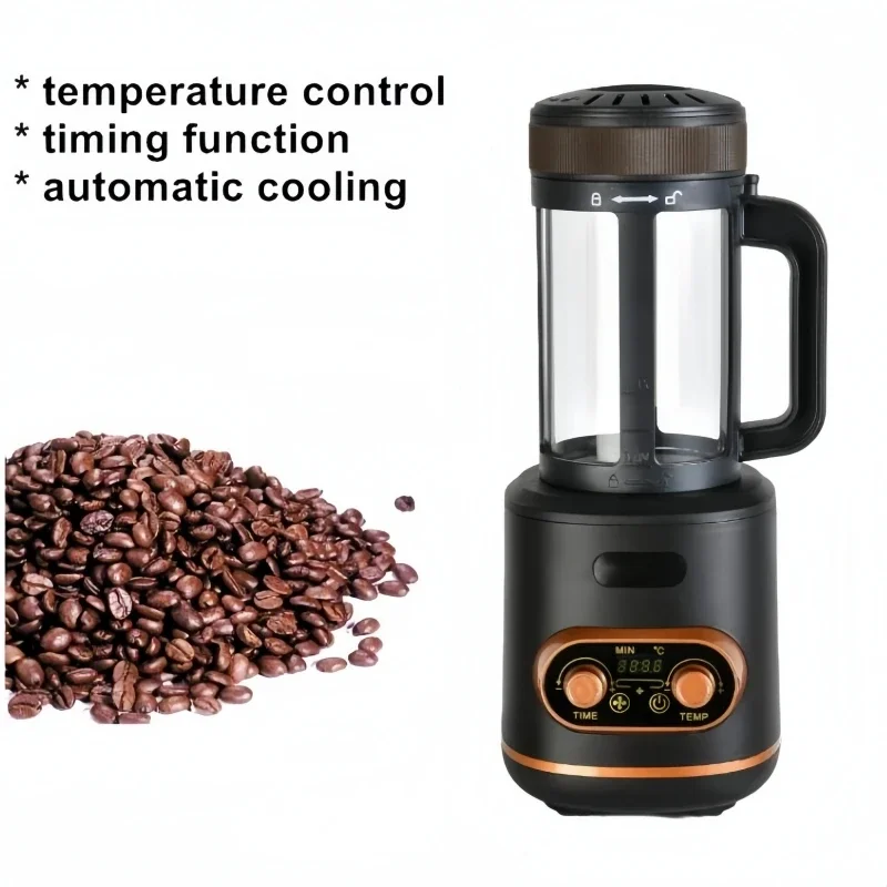 220V/110V Automatic Coffee Roaster Small Hot Air Coffee Roaster Home Coffee Bean Machine Electric Bean Roaster