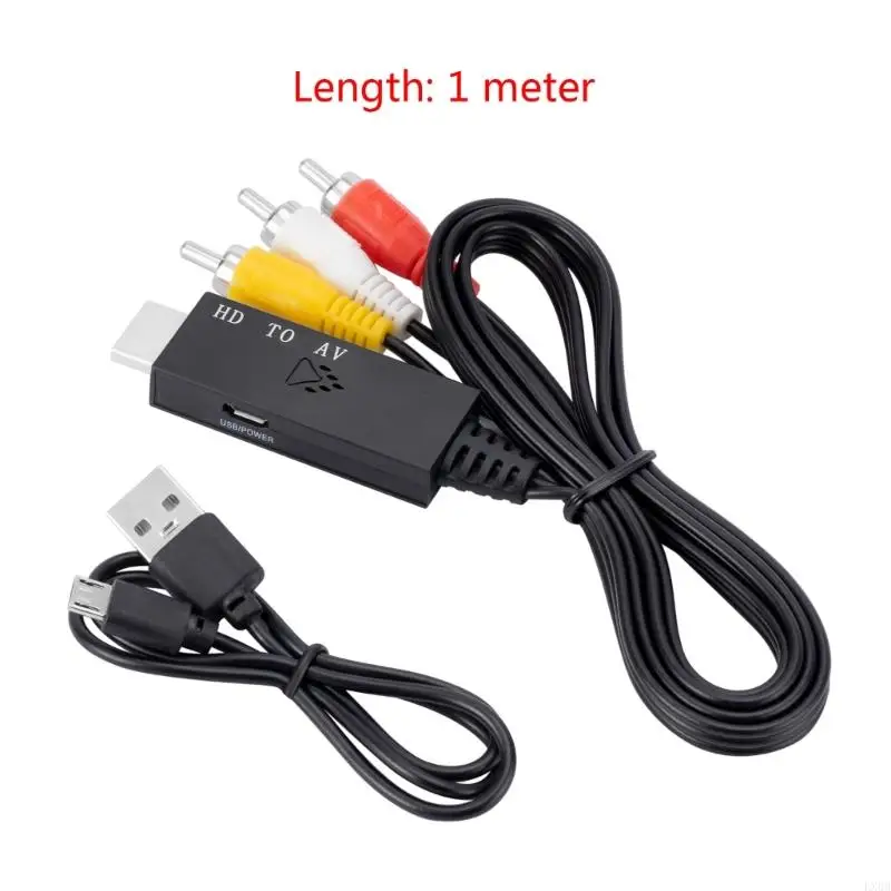 LX0B Compatível com para Adaptador RCA Conectores porta compatíveis com 1M/3,2ft