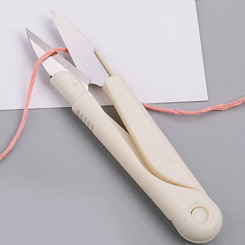 Scissors Stainless Steel 1PC Clippers DIY Thread Cutter U-shape Clipper Sewing Tool Home Sewing Shears Embroidery Clippers