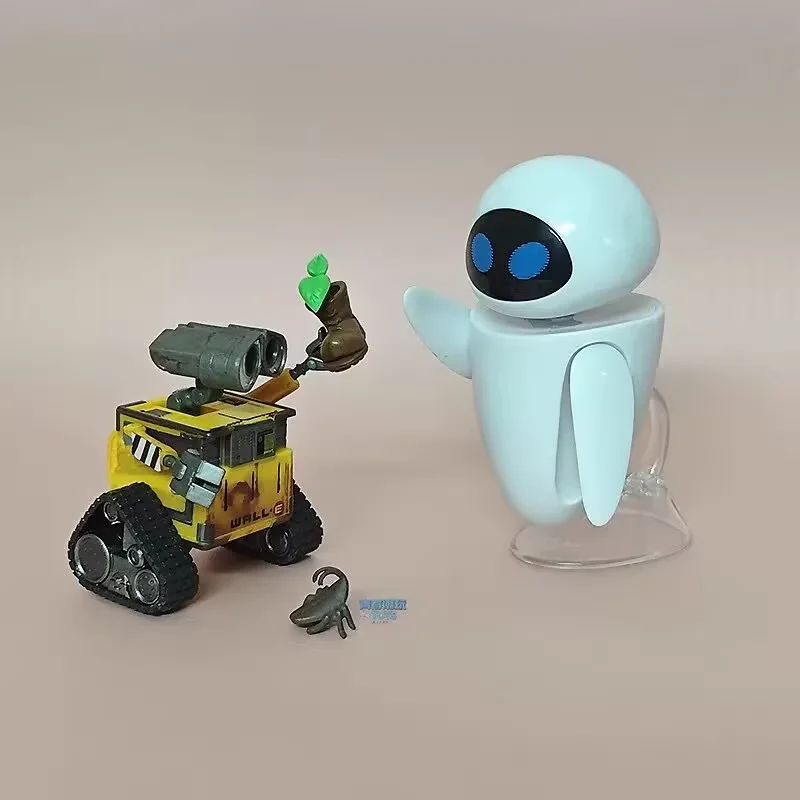 

Robot Movement Wall-E Eva EVE WALLEY Set Moving Joint Doll Ornament Model Toy Collection Gift