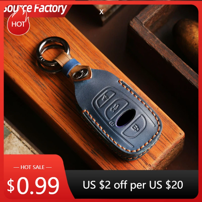 

Автомобильные наклейки, высококачественный кожаный чехол для дистанционного ключа автомобиля, защитный чехол для Subaru WRX Forester Crosstrek Outbac