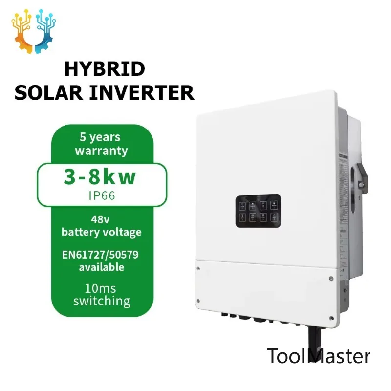 

【2026】IP66 Single-Phase Hybrid Inverter For On-Grid Solar System Triple & Dual Output AC Inverter MPPT Controller For Lithium Ba