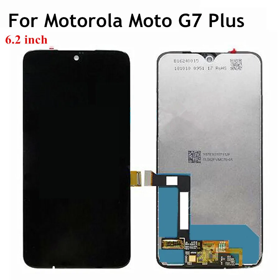 6.26 '' For Motorola Moto G7 PLUS XT1965-2 XT1965-3 LCD Display Touch Screen Digitizer Assembly Replacement For Moto G7 PLUS LCD