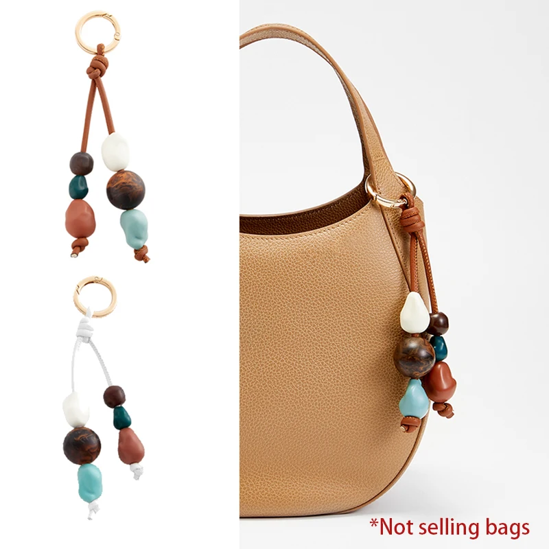 Beads Charm Retro Fashion High-end Keychain Easy To Hang And Retrieve Decoration Pendant Bag Decoration Bag Accessories