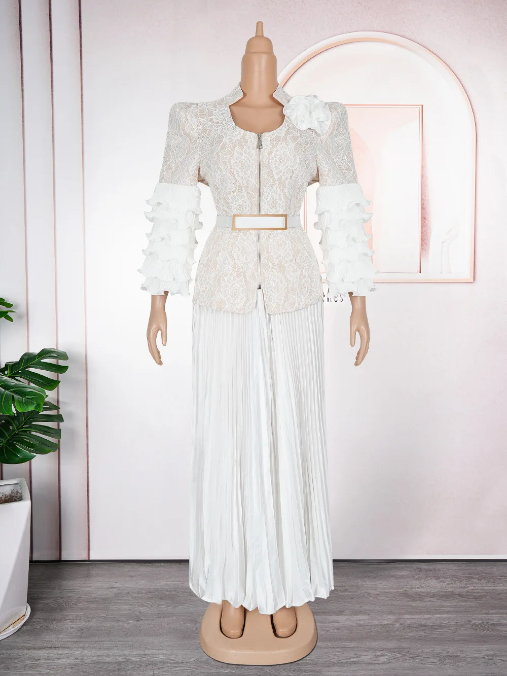 

African Clothes for Women 2 PCS Sets Tops And Skirts Suits Dashiki Ankara 2025 Outfits Gown Plus Size Wedding Party Dresses