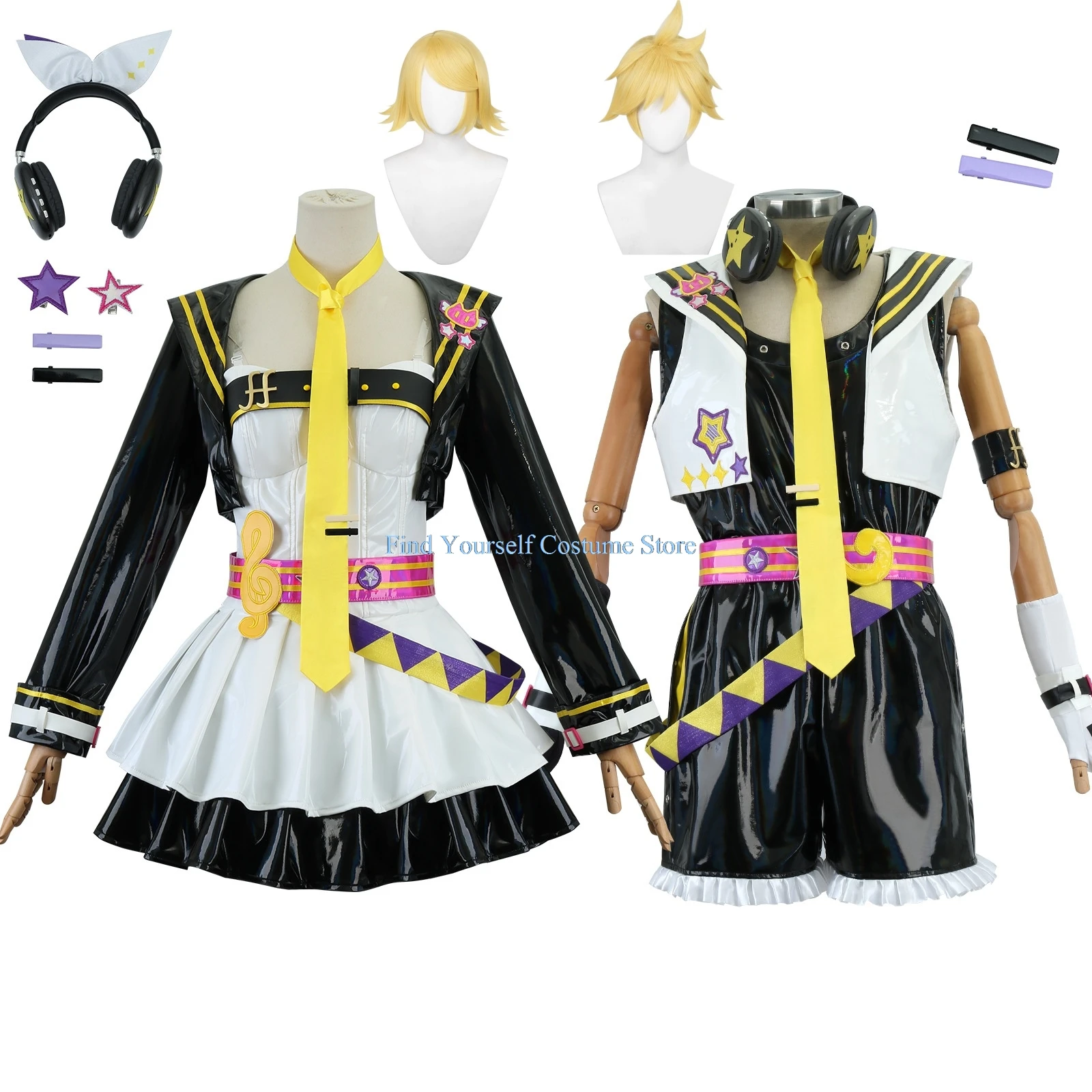 Game Muse Dash and Rin Cosplay Costume Exclusive Design Mikuu Len Uniform Outfits Anime Party Essential Halloween Best-selling