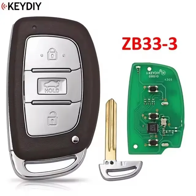 1 Piece KEYDIY ZB33-3 ZB33-4 Universal Smart Remote Key KD ZB Series for Hyundai Style for KD-X2 KD900 Mini view 3