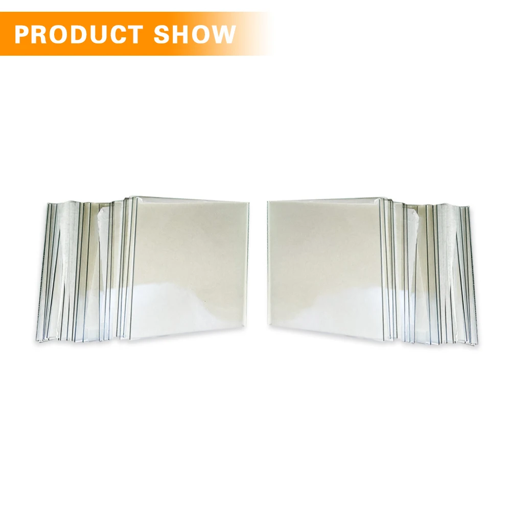 Imagem -02 - Vidro Condutor Transparente do Laboratório Óxido de Estanho do Índio Fto Vidro 50x50x2.2 mm 8ohm sq 100 Pcs