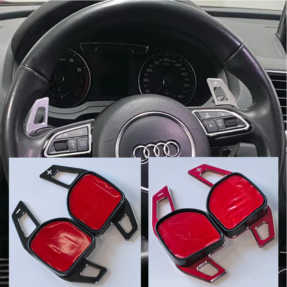 For Audi A3 S3 8V A4 S4 A5 S5 B8.5 A6 S6 A7 S7 C7 Q5 Q7 2013 2014 2015 2016 Shift Paddle Steering Wheel Paddle Shifter Extension