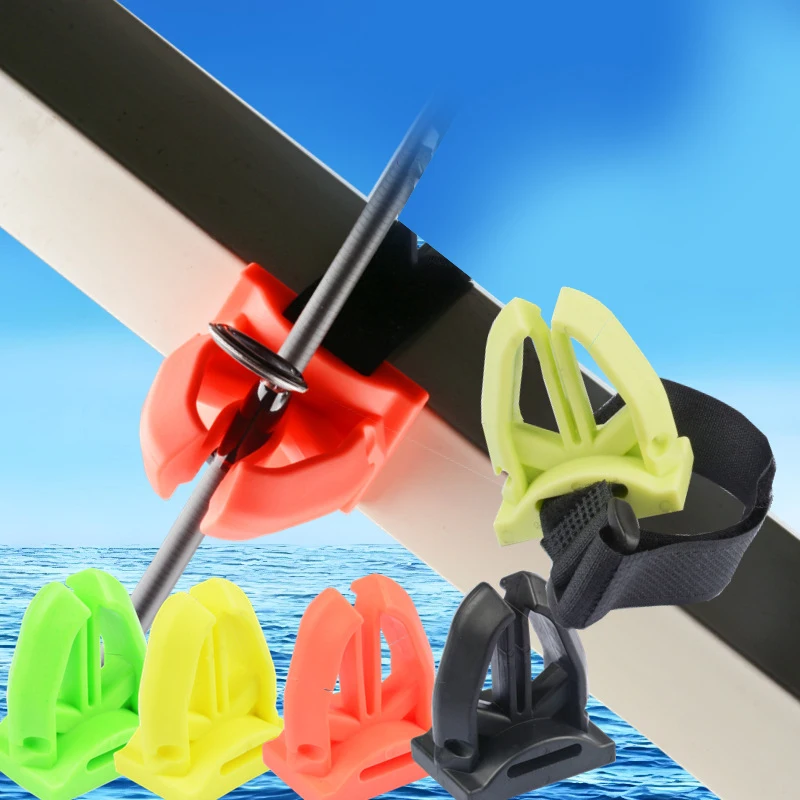 {MX} حامل قضيب الصيد المحمول على شكل حرف V رف القطب من السيليكون مع حزام لملحقات تخزين قضيب الصيد البحري للقوارب