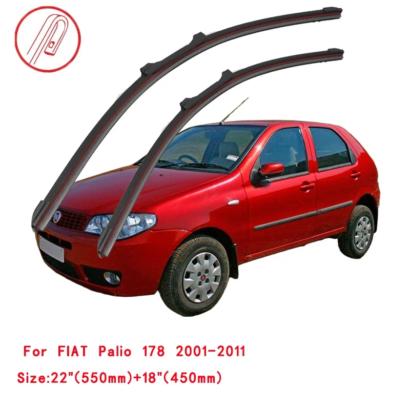 

Для FIAT Palio 178 169 326 1996-2017: Новые щетки стеклоочистителя лобового стекла, аксессуары для мойки, замена