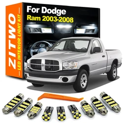 ZITWO 13Pcs LED Interior Dome Map Light Kit For Dodge Ram 1500 2500 3500 4500 2003 2004 2005 2006 2007 2008 License Plate Lamp