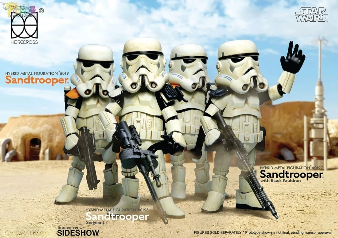 Herocross Star Wars clone trooper Sandtrooper Imperial Stormtroope 5,5 pollici 14CM Action Figures Collezione regalo giocattolo Hobby