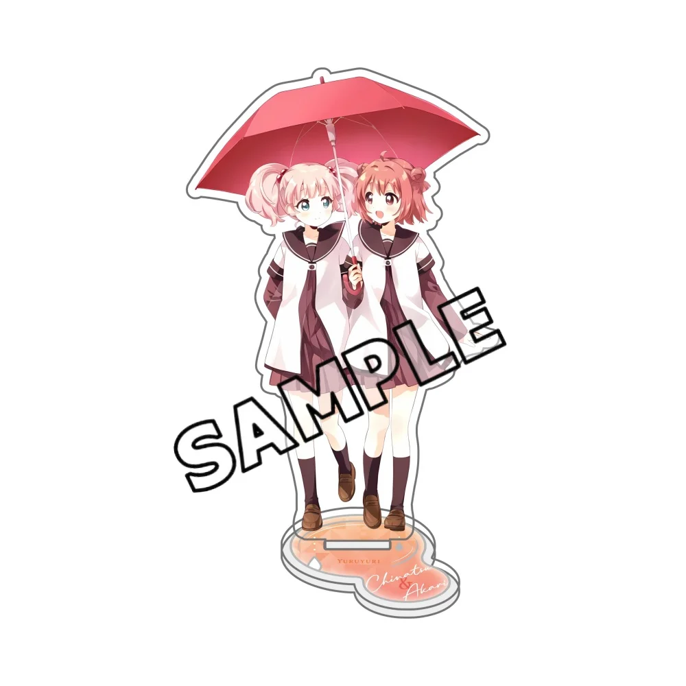 Comic Yuri Hime 20th Anniversary Exhibition GL Anime Acrylic Stand Model Figure Cosplay Plate Holder Topper keychain Toys