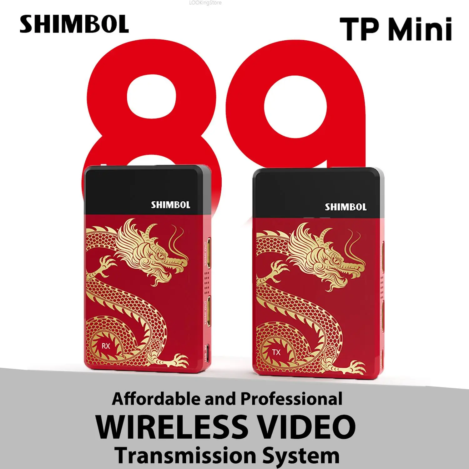 SHIMBOL TP MINI Dual HDMI-Campatib Basic Kit Wireless Transmission System 1080P HD Image Video Transmitter Receiver