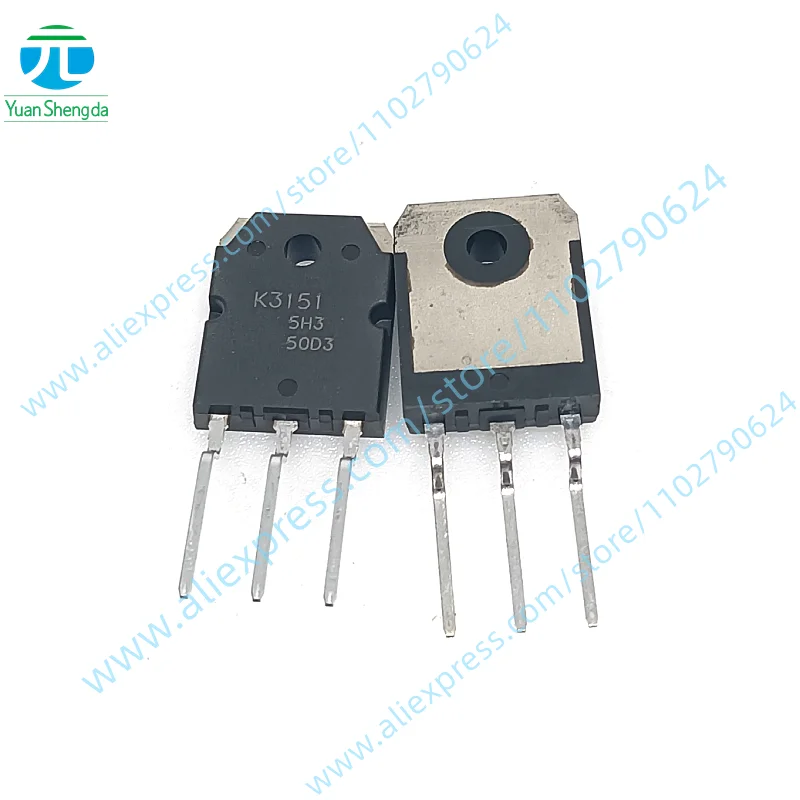 

5PCS New Original 2SK3151 100V 50A MOSFET TO-3P K3151