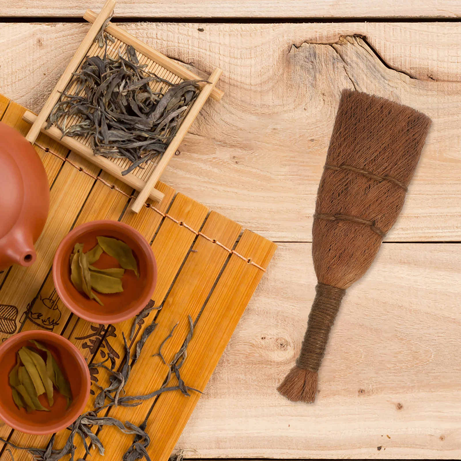 بونساي فرشاة الألياف الزهرية أداة المحمولة بونساي تنظيف فرشاة لوازم الحدائق حديقة تنظيف الملحقات #3