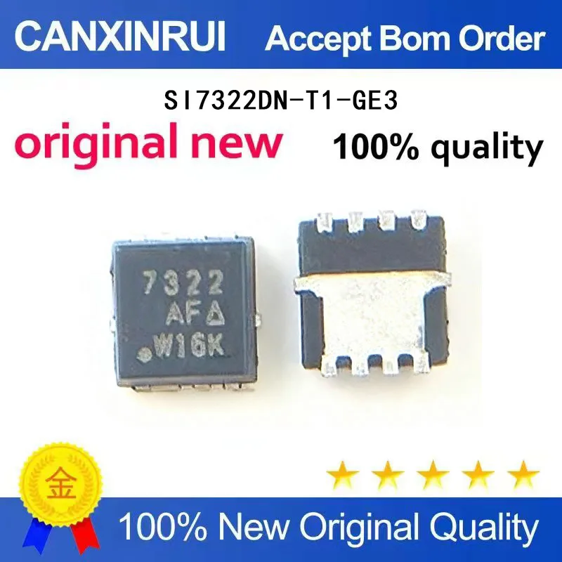 (5-100 Pieces) SI7322DN-T1-GE3 silk screen 7322 DFN-8 SI7322DN genuine new stock