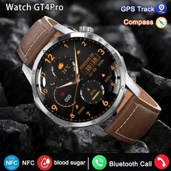 Orologio per Huawei GT4Pro Smart Watch Men NFC Bluetooth Call GPS traiettoria impermeabile frequenza cardiaca Smartwatch per la pressione sanguigna donna