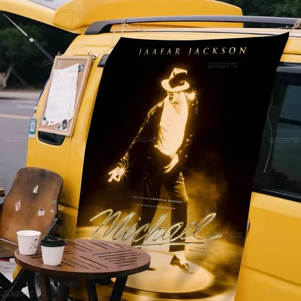 M-MichaelS J-JacksonS Printed Large Flag Art Science Fiction Room Home Decor Decor Banner