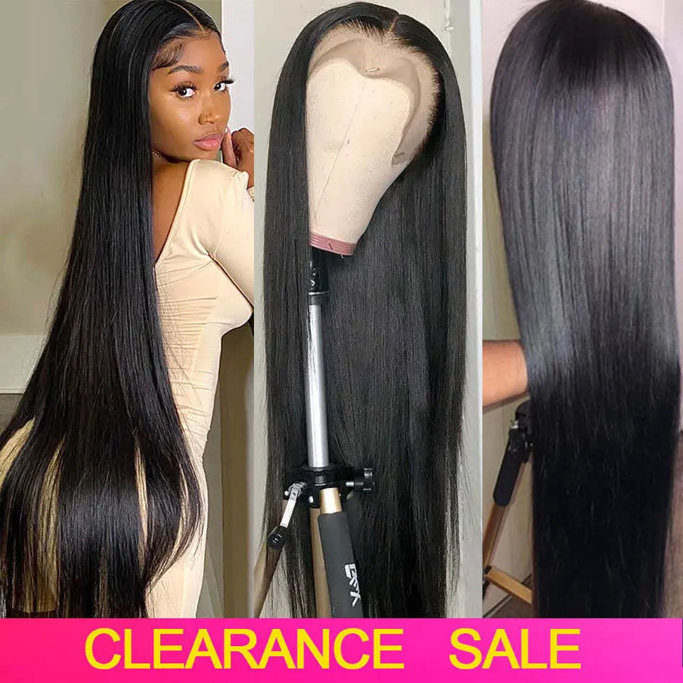 

Straight Lace Front Wig 13x6 13x4 360 HD Transparent Lace Frontal Wig 5x5 Glueless Wig 4x4 Closure Human Hair Wigs for Women